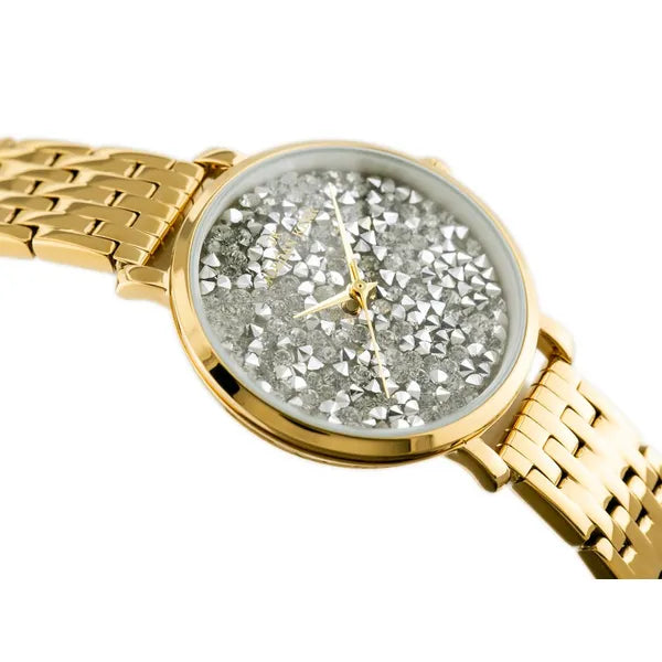 Jordan Kerr női karóra, arany/ezüst, Miyota kvarc, 36 mm, fém szíj