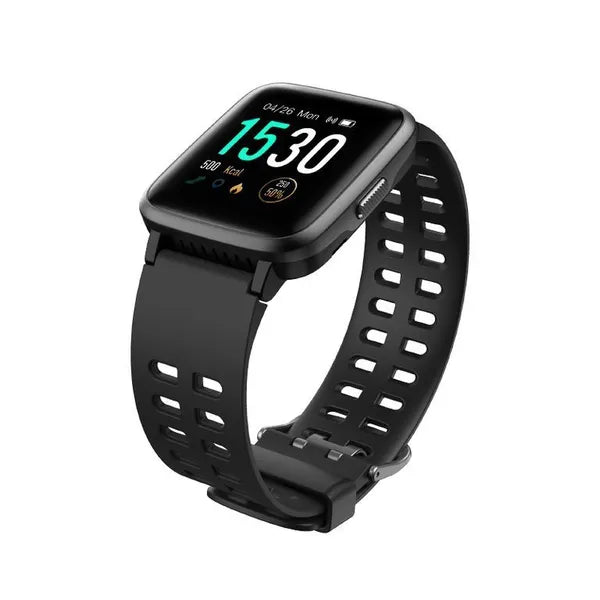 Jordan Kerr Active uniszex okosóra fekete, 1,3'' IPS, 5 ATM, fém szíj