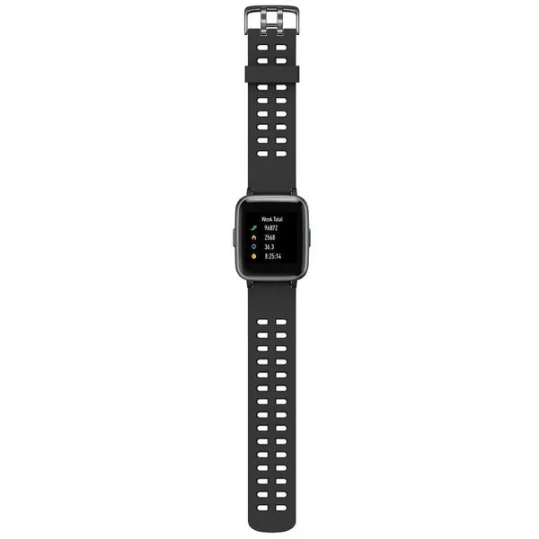 Jordan Kerr Active uniszex okosóra fekete, 1,3'' IPS, 5 ATM, fém szíj
