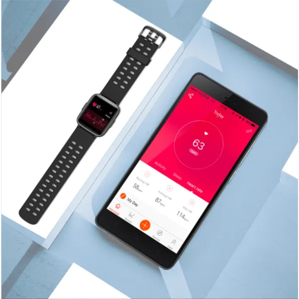 Jordan Kerr Active uniszex okosóra fekete, 1,3'' IPS, 5 ATM, fém szíj