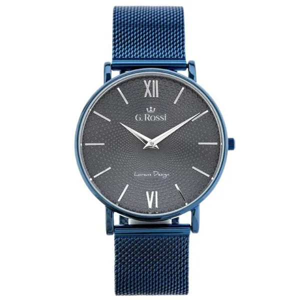 G. Rossi női karóra, 40 mm, kék, fémszíj, kvarc, WR30 + díszdoboz