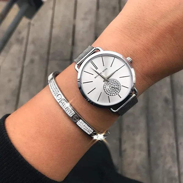 Michael Kors Portia MK3843 női karóra, ezüst, acél, WR50
