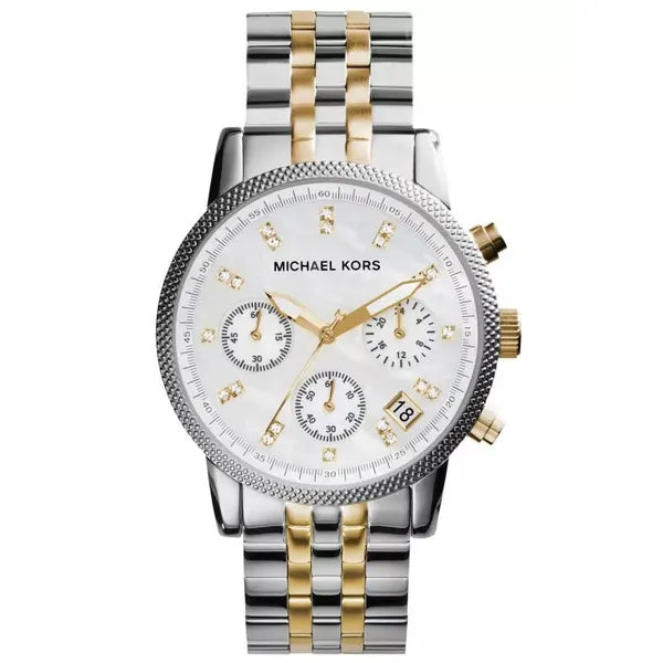 Michael Kors Ritz MK5057 női karóra, 38 mm, acél, két tónusú, 10 ATM