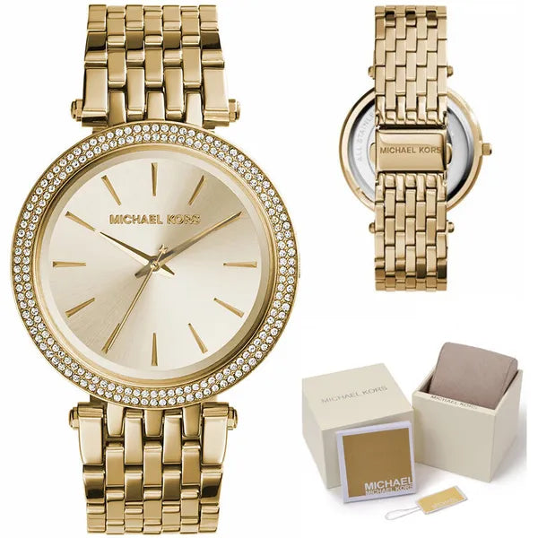 Michael Kors Darci MK3191 női karóra, aranyszínű acél, 40 mm, WR50, kvarc