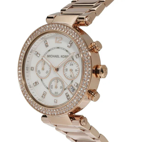 Michael Kors Parker MK5491 női karóra, rozéarany, acél, 39 mm, WR100