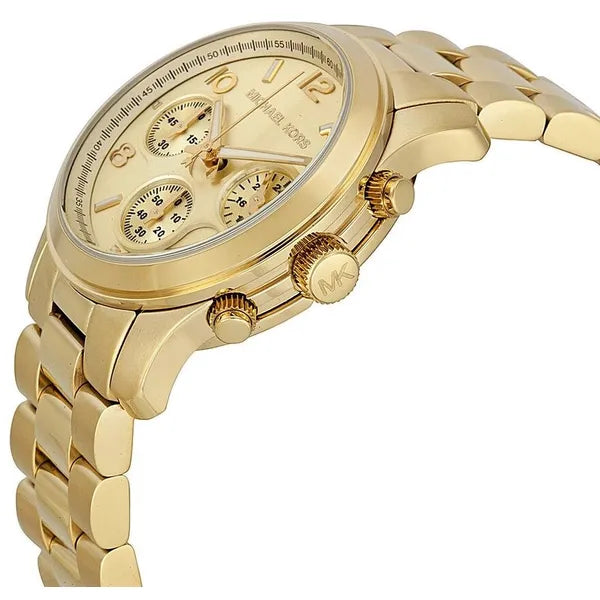 Michael Kors Runway MK5055 női karóra, aranyszínű acél, kvarc, WR100