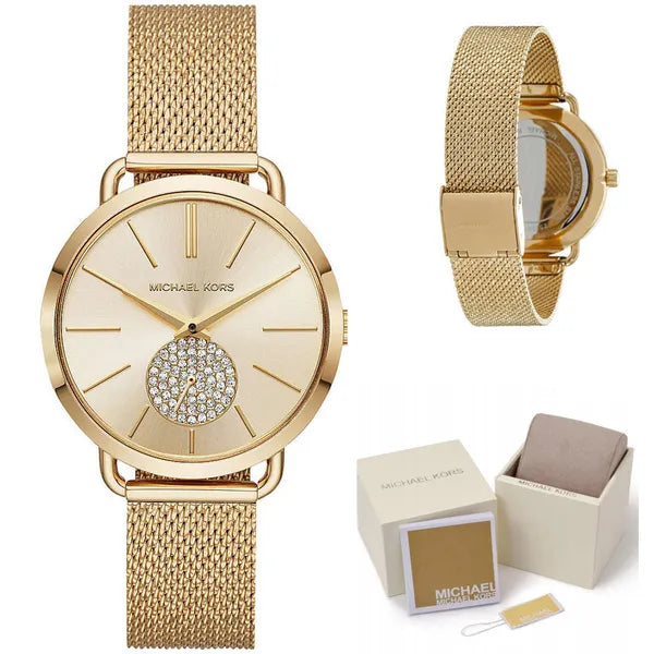 Michael Kors Portia MK3844 női karóra, arany szín, 36 mm, acél, WR50