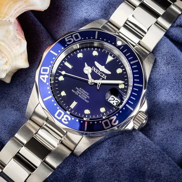 Invicta Pro Diver 9094 férfi automata karóra, 40 mm, WR200, acél