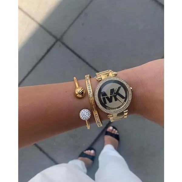 Michael Kors Parker MK5784 női karóra, arany, nemesacél, 39 mm, WR50