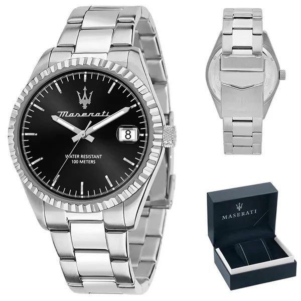 Maserati Competizione férfi karóra R8853100028, 42 mm, fekete számlap, 10 ATM
