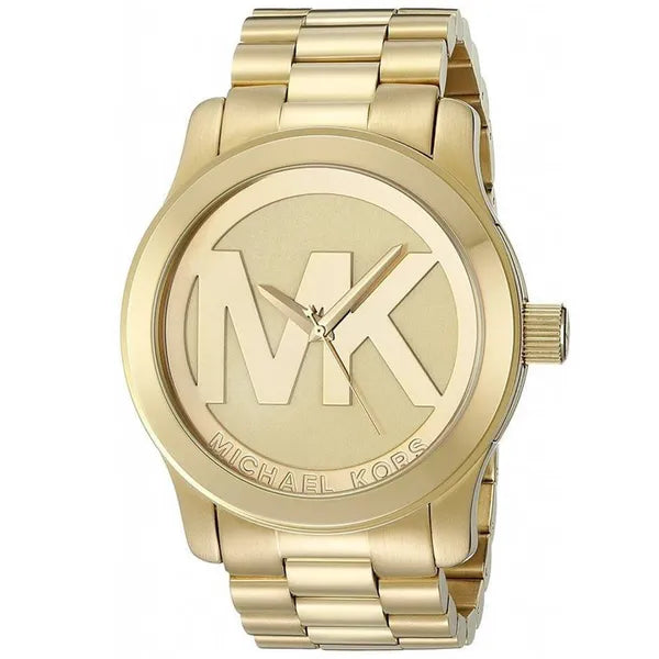 Michael Kors női karóra MK5473 Runway, arany, 45 mm, kvarc, WR100