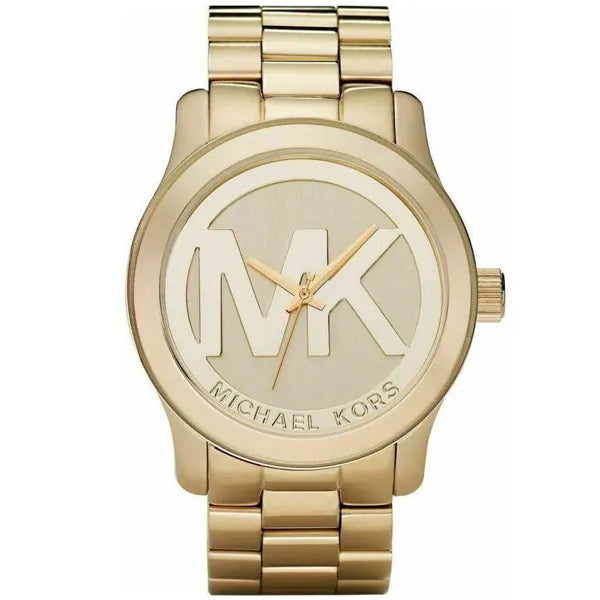 Michael Kors női karóra MK5473 Runway, arany, 45 mm, kvarc, WR100