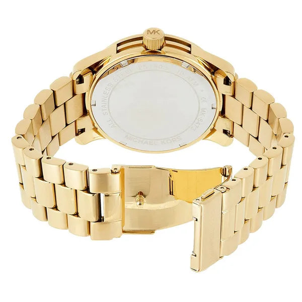 Michael Kors női karóra MK5473 Runway, arany, 45 mm, kvarc, WR100