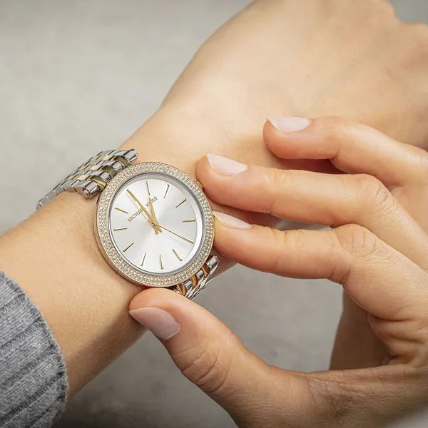 Michael Kors Darci MK3215 női karóra, 38 mm, két tónusú (ezüst/arany), WR50