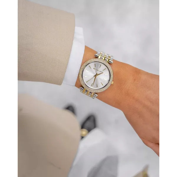 Michael Kors Darci MK3215 női karóra, 38 mm, két tónusú (ezüst/arany), WR50