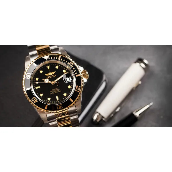 Invicta Pro Diver 8927OB férfi automata karóra, 40 mm, WR200, két színű acél