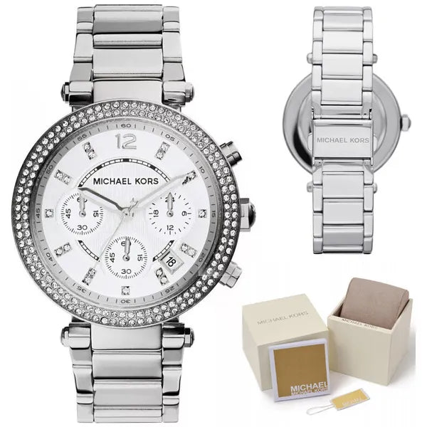 Michael Kors Parker MK5491 női karóra, 39 mm, rózsaarany, kvarc, WR100
