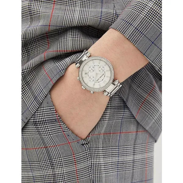 Michael Kors Parker MK5491 női karóra, 39 mm, rózsaarany, kvarc, WR100