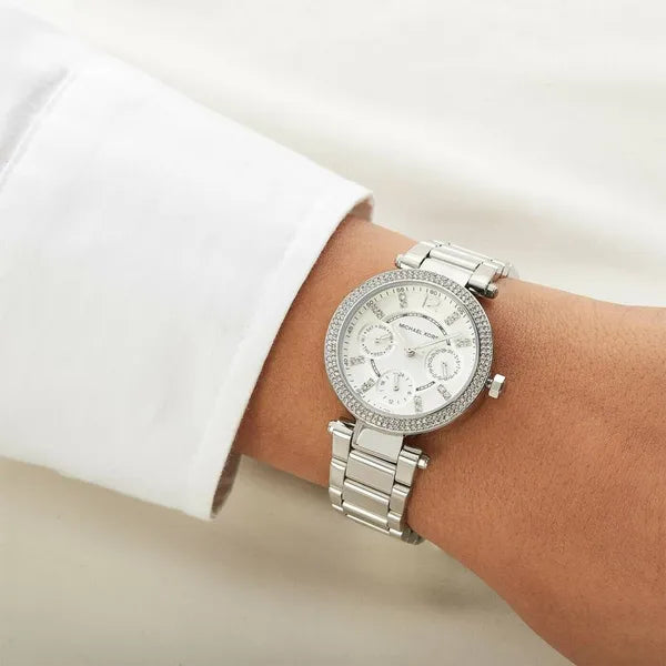 Michael Kors Parker MK5491 női karóra, 39 mm, rózsaarany, kvarc, WR100