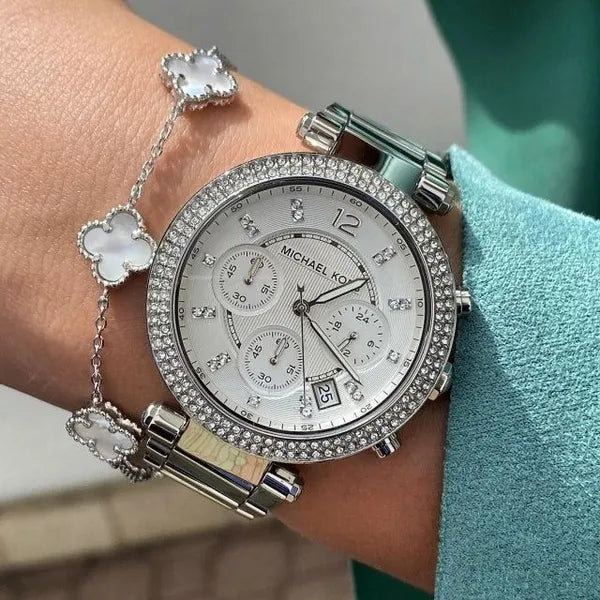 Michael Kors Parker MK5491 női karóra, 39 mm, rózsaarany, kvarc, WR100