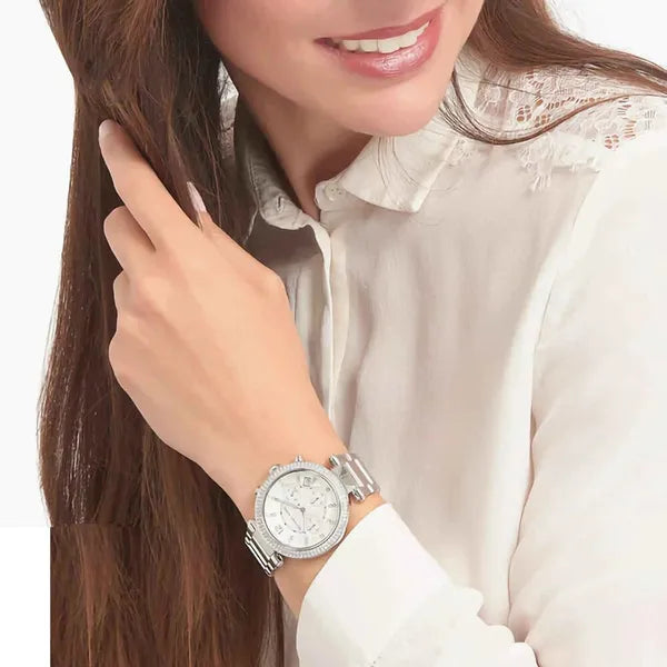 Michael Kors Parker MK5491 női karóra, 39 mm, rózsaarany, kvarc, WR100