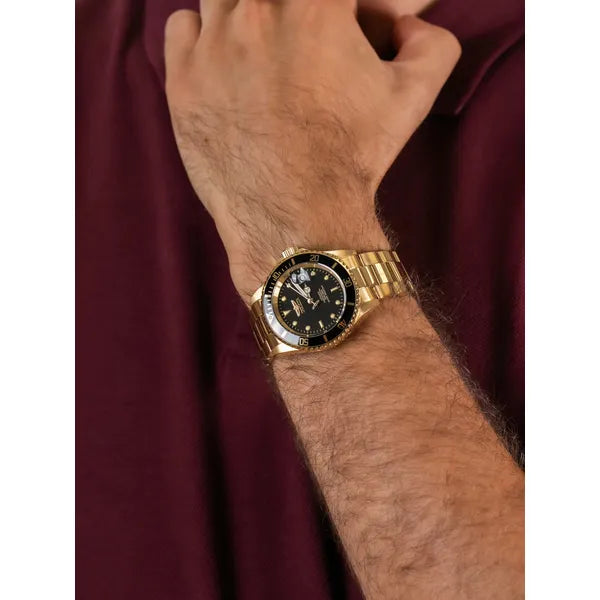 Invicta Pro Diver 8929OB férfi óra 40 mm, fekete számlap, arany, WR200, kvarc