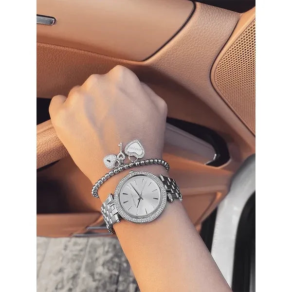 Michael Kors Mini Darci MK3429 női karóra, ezüst, 33 mm, rozsdamentes acél WR50