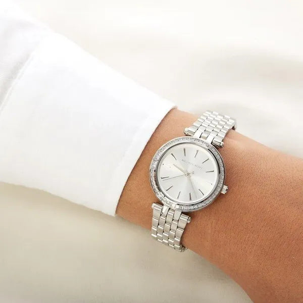 Michael Kors Mini Darci MK3429 női karóra, ezüst, 33 mm, rozsdamentes acél WR50