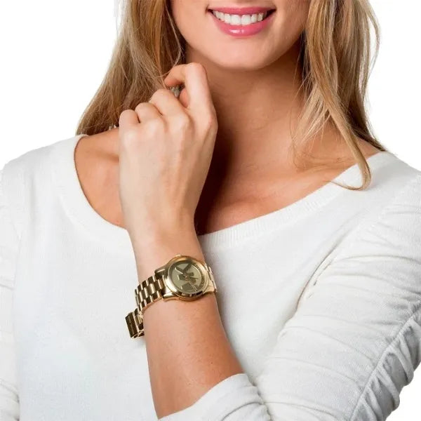Michael Kors Mini Darci MK5786 női karóra, aranyszínű acél, 38 mm, kvarc