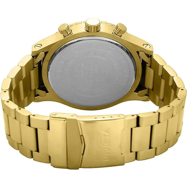 Invicta Specialty 1270 férfi kronográf karóra, arany, rozsdamentes acél, WR50