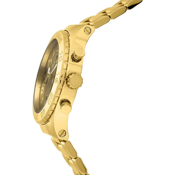 Invicta Specialty 1270 férfi kronográf karóra, arany, rozsdamentes acél, WR50