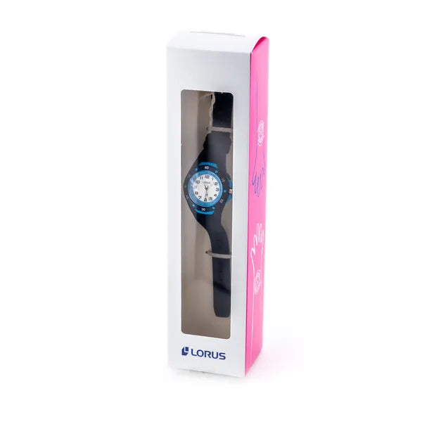 Lorus R2371NX9 fiúk karóra, 36 mm, WR100, kvarc, kék műanyag szíj, akrilüveg