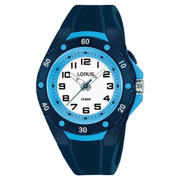 Lorus R2371NX9 fiúk karóra, 36 mm, WR100, kvarc, kék műanyag szíj, akrilüveg