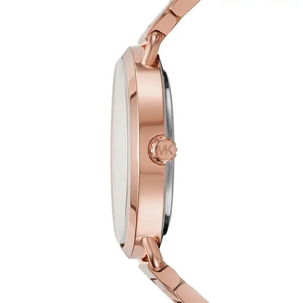 Michael Kors MK3549 Mini Slim Runway női karóra, rózsaarany, 33 mm, WR50, doboz