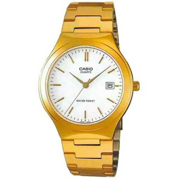 Casio Collection MTP-1170N-7A férfi karóra, kvarc, 35 mm, dátum, arany acélszíj