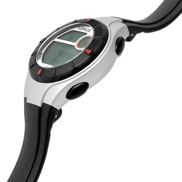 Lorus Sports R2339PX9 gyerek sport karóra, fekete, WR100, kvarc, 31 mm