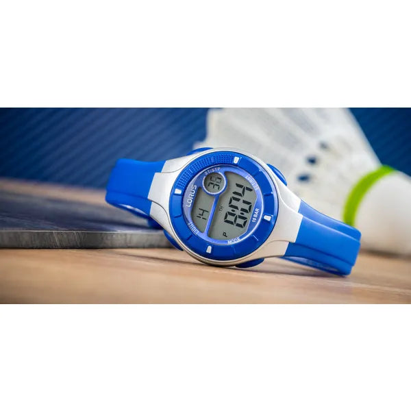 Lorus Sports R2341PX9 gyerek karóra, kék, WR100, kvarc, 31 mm