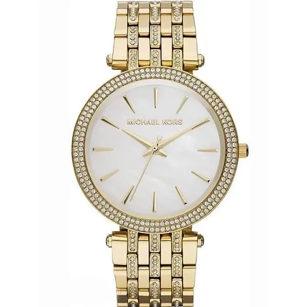 Michael Kors Darci MK3219 női karóra, arany, gyöngyház, díszdobozzal, WR50