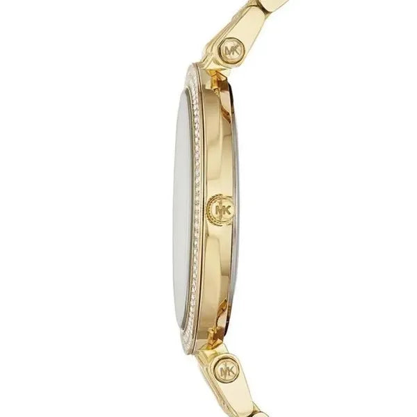 Michael Kors Darci MK3219 női karóra, arany, gyöngyház, díszdobozzal, WR50