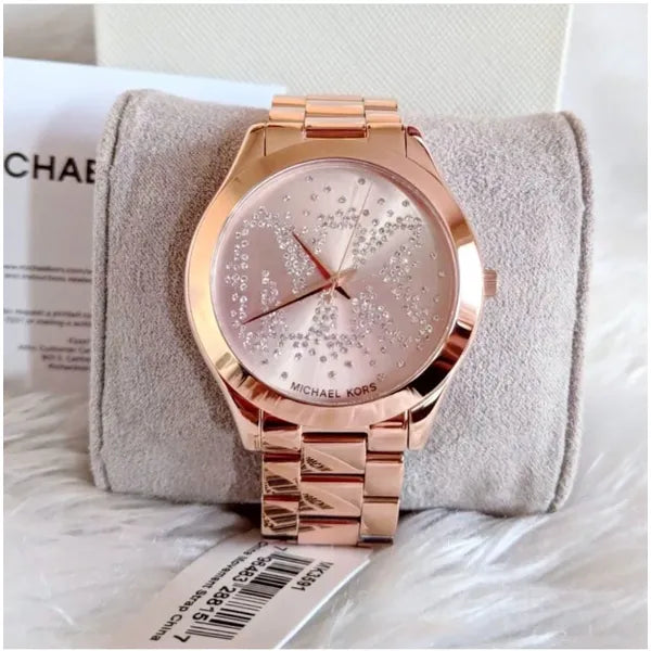 Michael Kors női karóra MK3591, rózsaarany, 33 mm, WR50