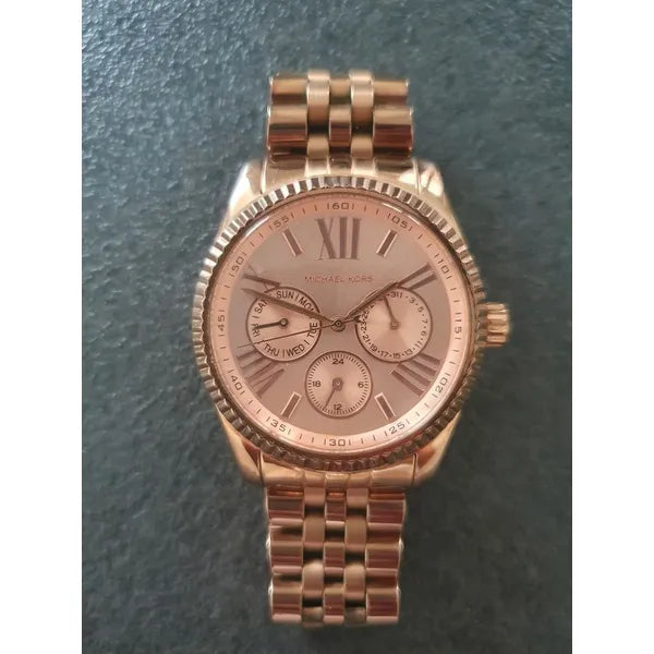 Michael Kors Lexington MK5809 női karóra, rózsaarany, 35 mm, kvarc, WR100