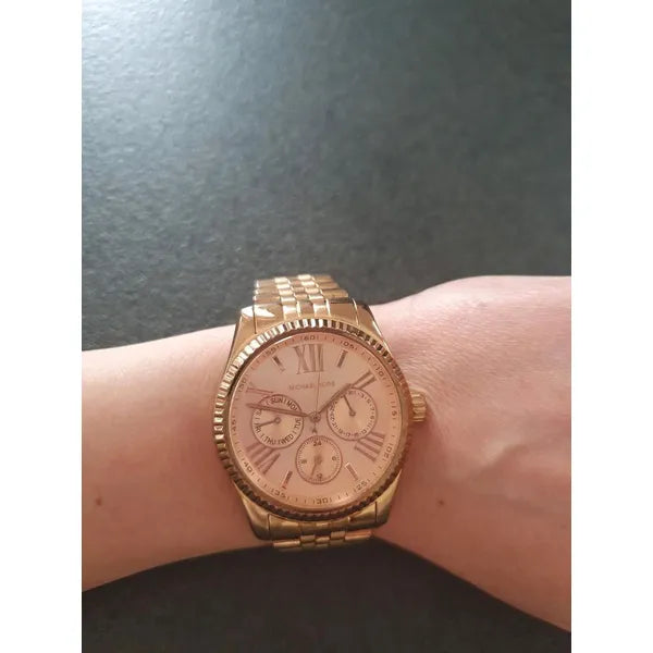 Michael Kors Lexington MK5809 női karóra, rózsaarany, 35 mm, kvarc, WR100