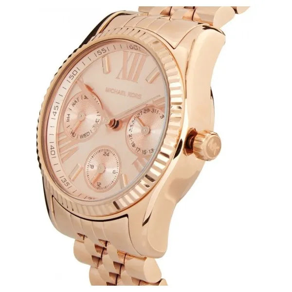 Michael Kors Lexington MK5809 női karóra, rózsaarany, 35 mm, kvarc, WR100