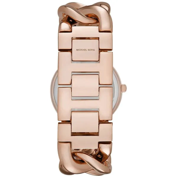 Michael Kors Lady Nine MK3236 női karóra, rózsaarany acél, 35 mm, WR50