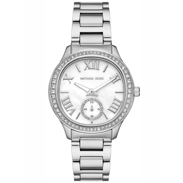 Michael Kors Sage MK4807 női karóra, ezüst acél, gyöngyház számlap