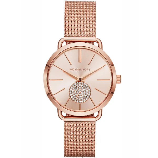 Michael Kors Portia MK3845 női karóra, rozéarany, acél, 36 mm, WR50
