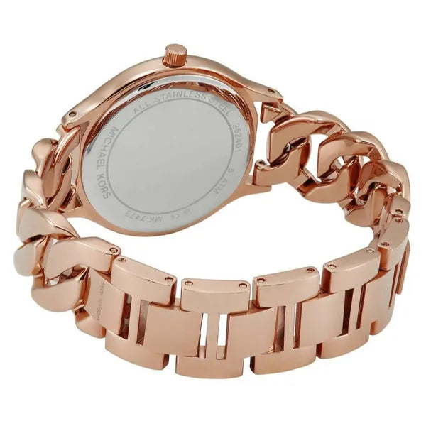Michael Kors Slim Runway MK7472 női karóra, rózsaarany/ezüst, 38 mm
