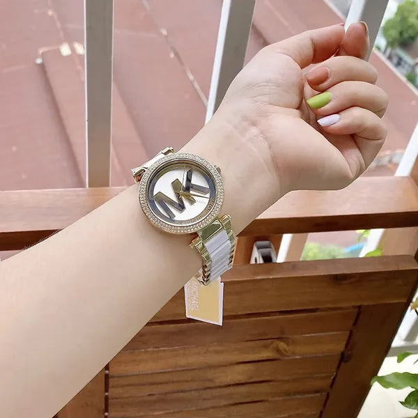 Michael Kors Parker MK5784 női karóra, aranyszínű rozsdamentes acél, 39 mm, WR50