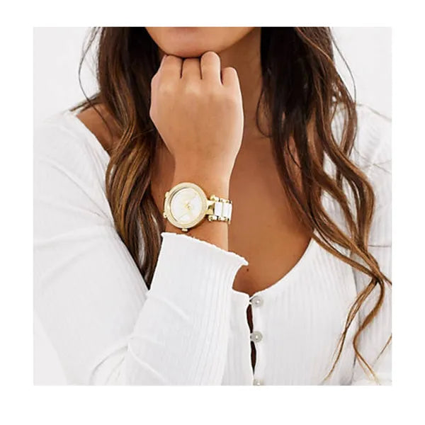 Michael Kors Parker MK5784 női karóra, aranyszínű rozsdamentes acél, 39 mm, WR50
