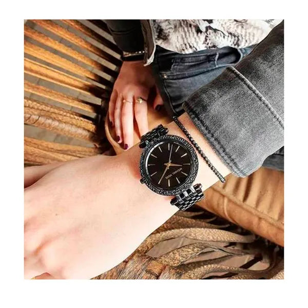 Michael Kors Darci MK3337 női karóra, fekete, acél, WR50, kvarc